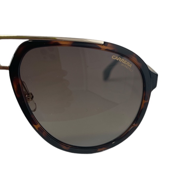 Carrera Men’s Sunglasses 1003SSAM Havana gold aviator 100% UV protection - Picture 9 of 11